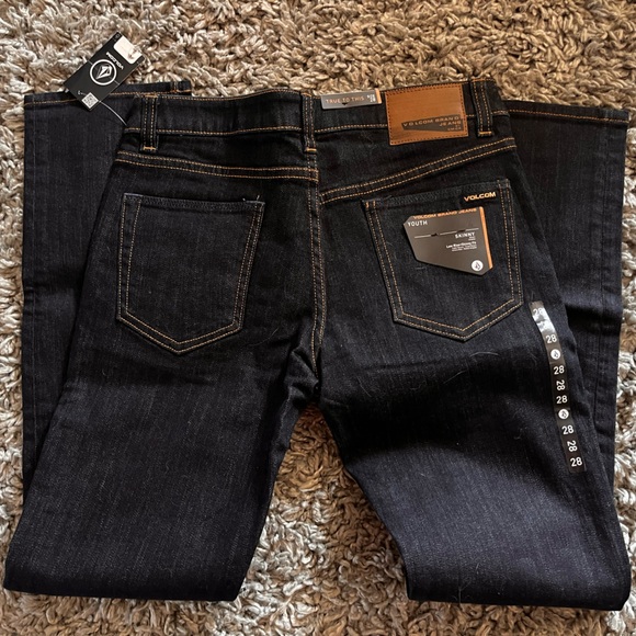 Volcom Youth 2x4 Sz 16 Jeans - Picture 4 of 6